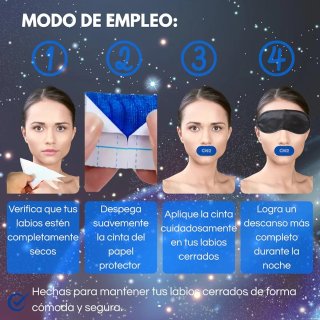 60 Tiras Bucales - Mejora Calidad Sueño