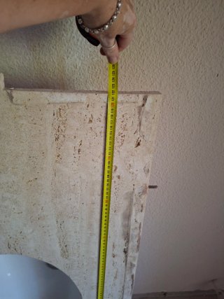 Encimera de mármol para lavabo con lavabo incluido