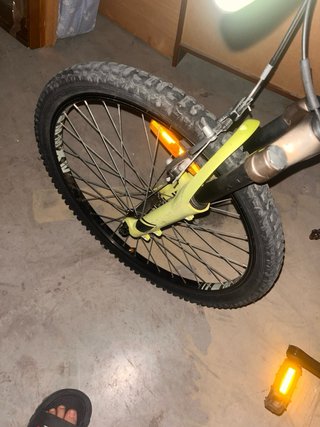 Bicicleta BTWIN Negra y verde