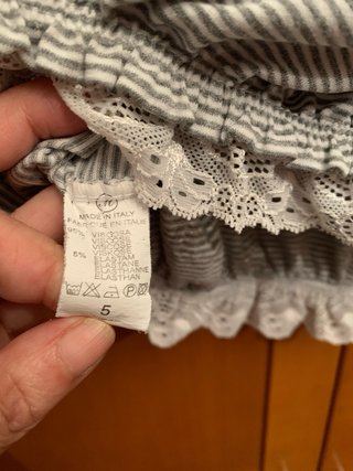 Camiseta Made in Italy Talla M/ L Rayas