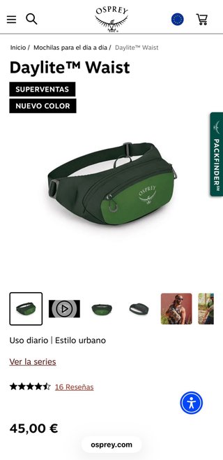 Osprey Daylite Riñonera Verde Oliva