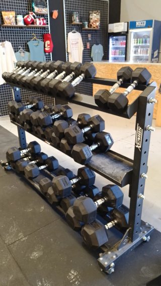 Mancuernero gimnasio 1.78m x 1.20m
