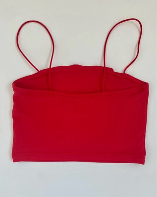 Top Bershka Rojo Tirantes talla XS