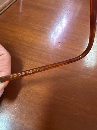 Gafas de sol Persol anaranjados y azul