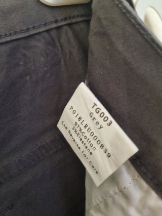 Pantaloni cargo grigi donna taglia XS