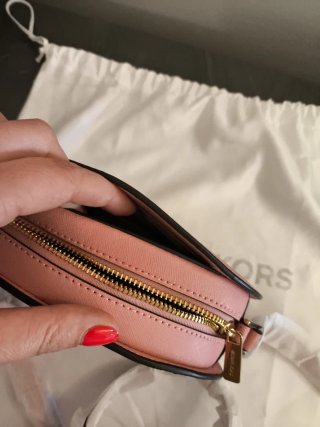 Borsa Michael Kors rosa e oro