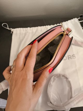 Borsa Michael Kors rosa e oro