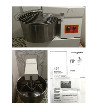 Freidora Eléctrica Doble 19+19L con Grifos
