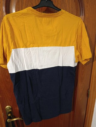Camiseta Pull&Bear Colorblock Talla L