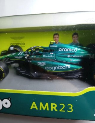 COCHE F1 FERNANDO ALONSO ASTON MARTIN 2023 1/43