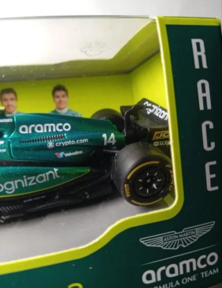 COCHE F1 FERNANDO ALONSO ASTON MARTIN 2023 1/43