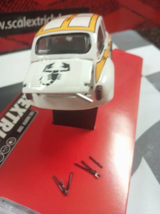 Fiat 1000 Abarth Scalextric soporte motor sueltos