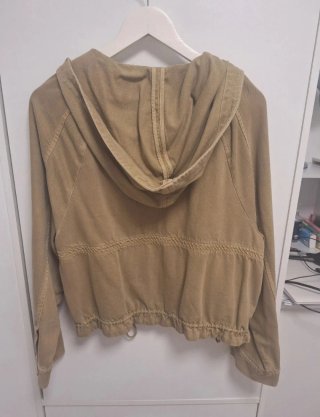 Chaqueta Zara Beige con Capucha