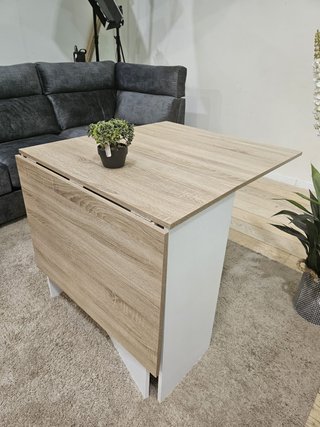 Mesa de madera extensible plegable