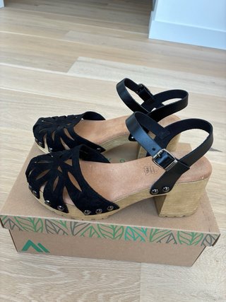 Sandalias Senda Mujer Talla 38 Negras