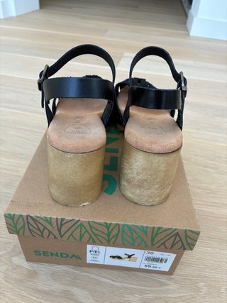 Sandalias Senda Mujer Talla 38 Negras