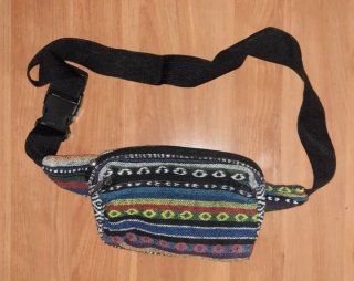Riñonera étnica multicolor