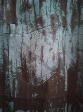 Camisa T.L Estampada Verde azuladoNegro