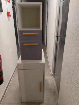 2 Muebles Cocina Blancos