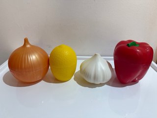 Juego de 4 envases de cocina