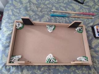 Mini mesa de billar con accesorios