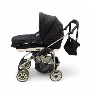 CARRITO DE BEBE BEBECAR AZUL 2 PIEZAS