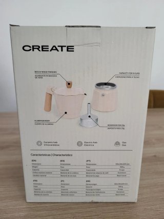 Cafetera Italiana Retro CREATE