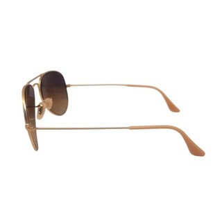GAFAS DE SOL RAYBAN AVIATOR TITANIUM DORADAS + FUNDA