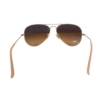 GAFAS DE SOL RAYBAN AVIATOR TITANIUM DORADAS + FUNDA