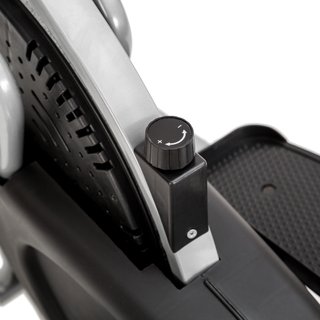 2 en 1 bicicleta elíptica con pantalla LCD, negro