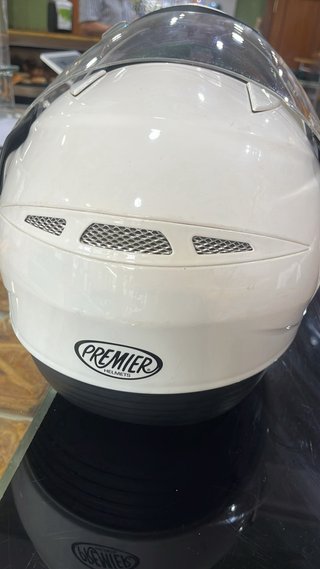 Casco Moto Premier Blanco