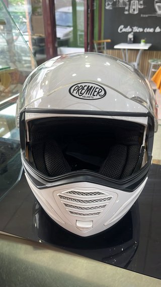 Casco Moto Premier Blanco