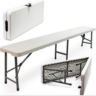Mesa y 2 bancos plegables picnic