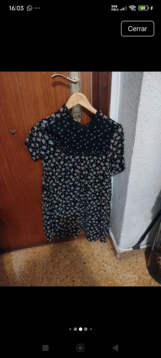 6 Vestidos ,uno blanco encaje talla única