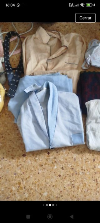 6 Vestidos ,uno blanco encaje talla única