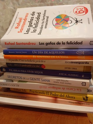 Lote libros de autoayuda y regalo