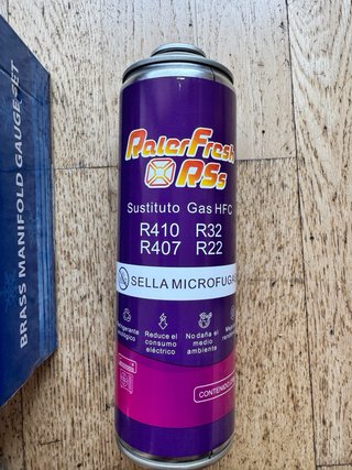 Kit Carga Gas A/C R410 R32 R407 R22
