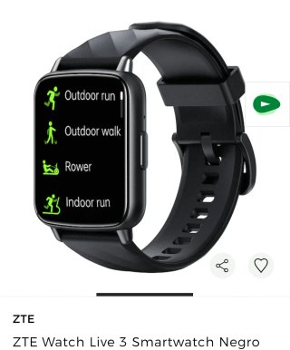ZTE Watch Live 3 SW2301 Negro