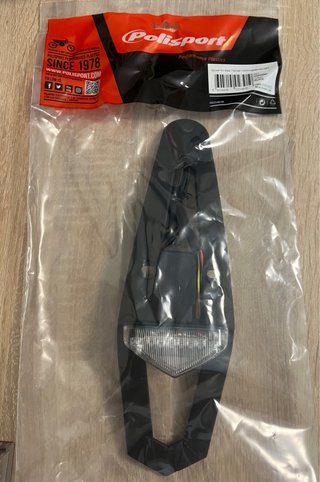 Guardabarros LED Motocross/Enduro Negro