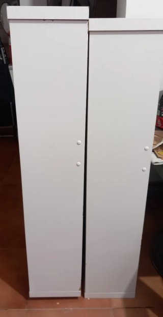 Zapatero blanco de madera Ikea