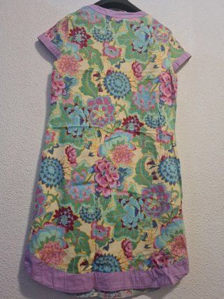 Vestido Almatrichi manga corta floral talla L