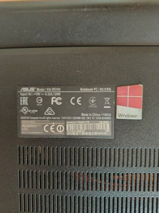 Portátil ASUS R510 - 16 pollici
