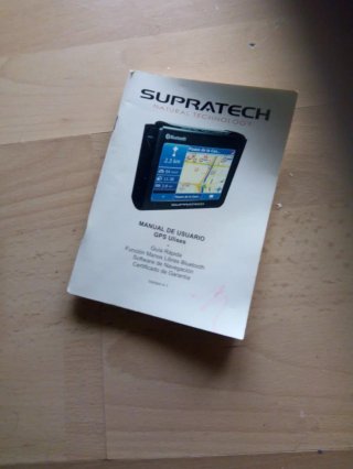 GPS Supratech con instrucciones