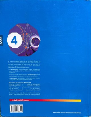 Matemáticas. 4o. ESO. Opción B