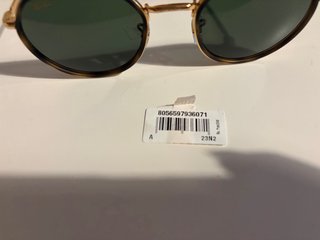 Gafas Ray-Ban Hexagonal Dorado Marrón