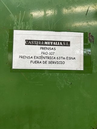 Prensa hidráulica industrial