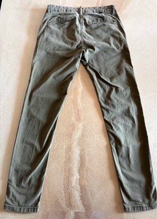 Pantaloni Zara Uomo Taglia 40 Olive Greenuu