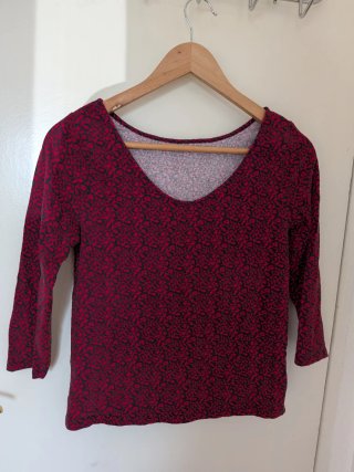 Blusa Vintage Estampado Animal