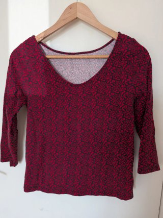 Blusa Vintage Estampado Animal