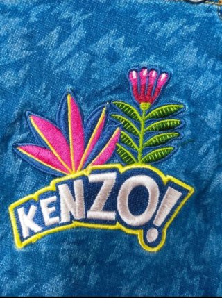 Salopette Kenzo Bambina Jeans Denim